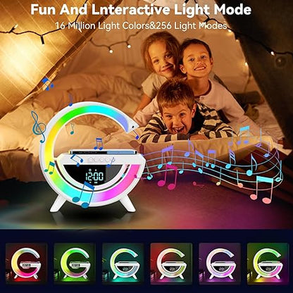 Led Wireless Charger with Speaker